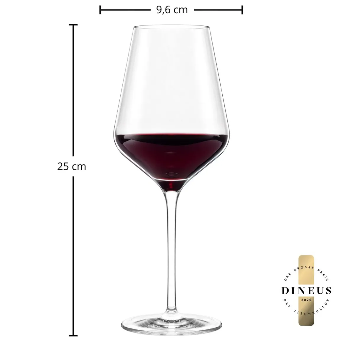 Rotweinglas | Quatrophil - Stölzle Lausitz | 0,15l Eiche - 570 ml (6 Stk)