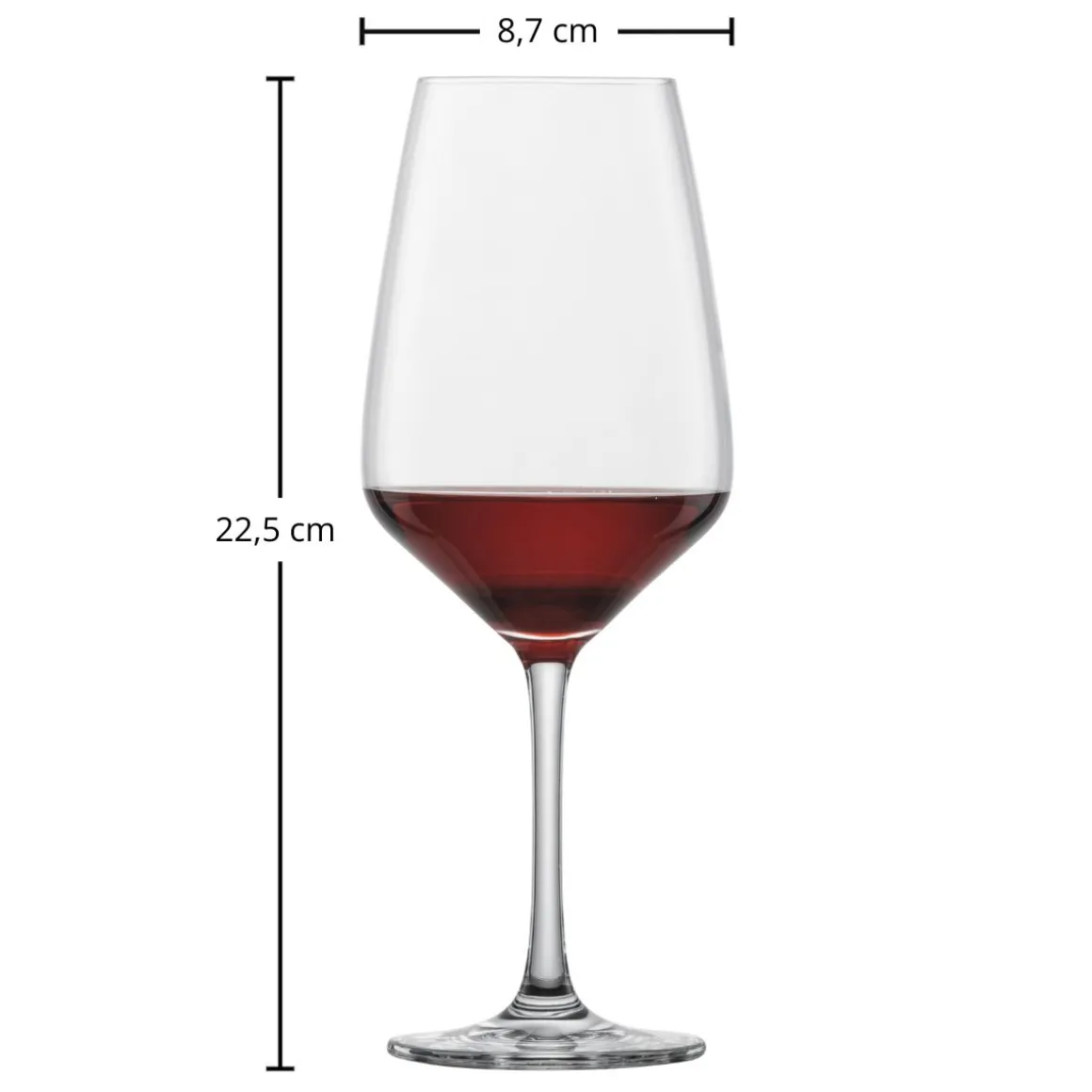 Rotweinglas | Taste - Schott Zwiesel | 0,2l Eiche - 500 ml (6 Stk)