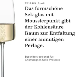 Sektglas | Sensa - Zwiesel Glas | 390 ml (6 Stk)