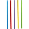 Shake Papier-Trinkhalm | Bunt - Ø 8 mm x 25 cm - Papstar Pure (100 Stk)
