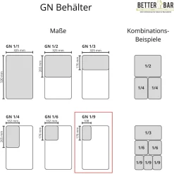 Silikondeckel Flexsil - GN 1/9