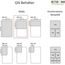 Silikondeckel Flexsil - GN 1/2