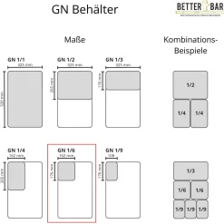 Silikondeckel Flexsil - GN 1/6
