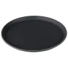Tablett rutschfest - Polypropylen | Schwarz - Ø 36 cm