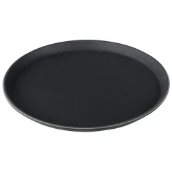 Tablett rutschfest - Polypropylen | Schwarz - Ø 36 cm