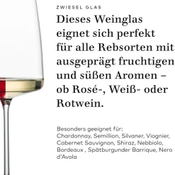 Weinglas Kraftvoll & Würzig | Sensa - Zwiesel Glas | 0,2l Eiche - 660 ml (6 Stk)