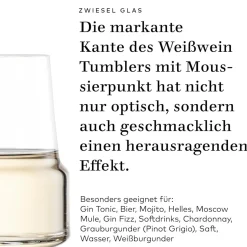 Weißwein Tumbler | Up - Zwiesel Glas | 380 ml (6 Stk)