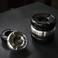 Windaschenbecher Edelstahl - stapelbar | silber - Ø 9,5 cm